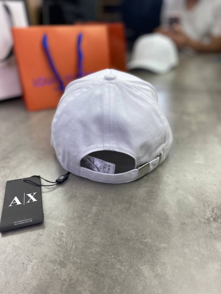 Белая кепка Armani с вышитым лого AX gu459, фото №5