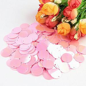 Паєтки круглі, окремі для шиття та рукоділля, як на фотографії, 15 мм, 20 г - Фото 1