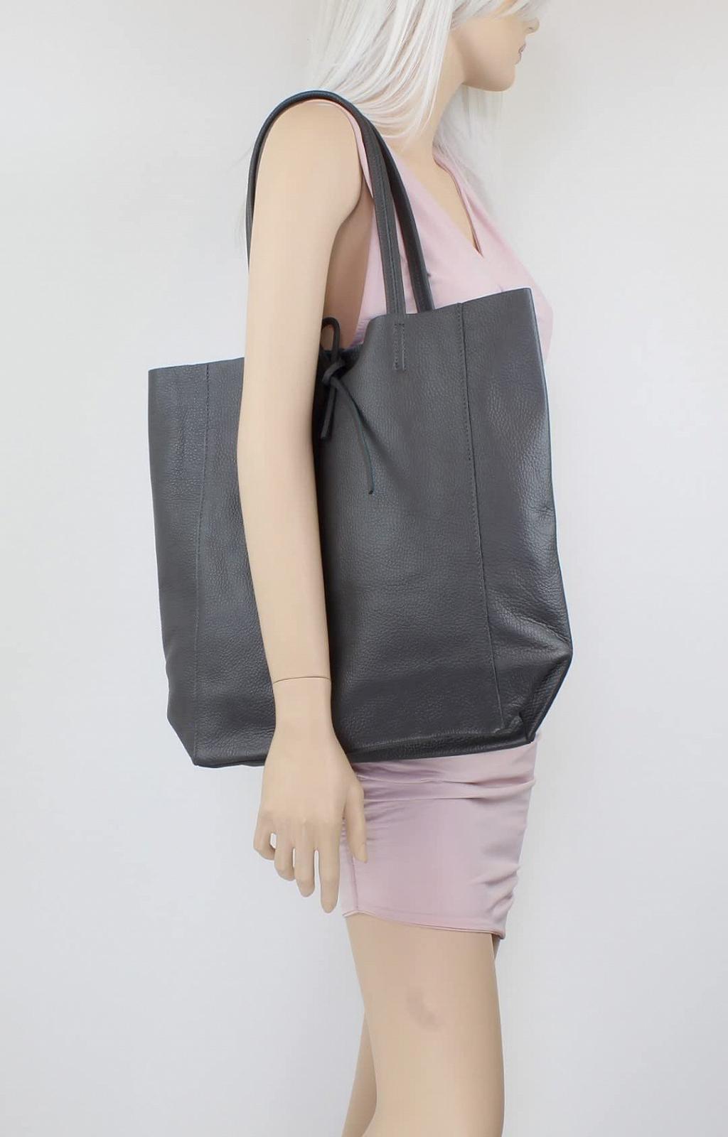 Женская сумка с открытой ручкой Girly Handbags из натуральной кожи, фото №5