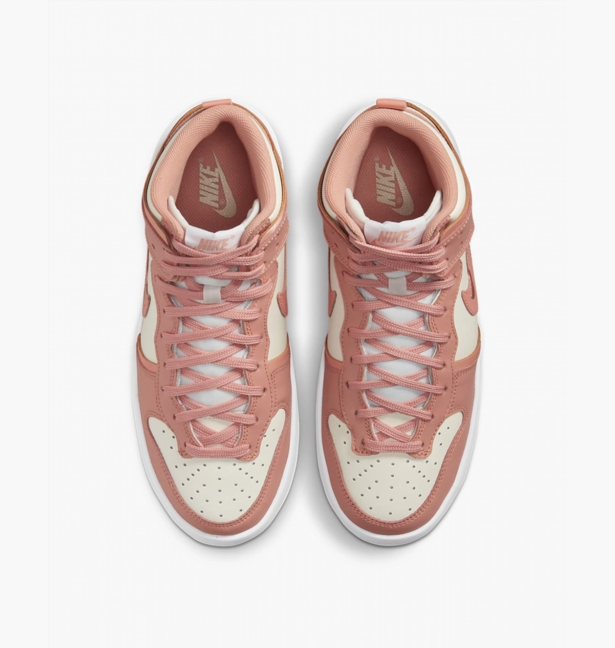 Кроссовки Nike Dunk High Up Sail Light Madder Root 39, фото №3