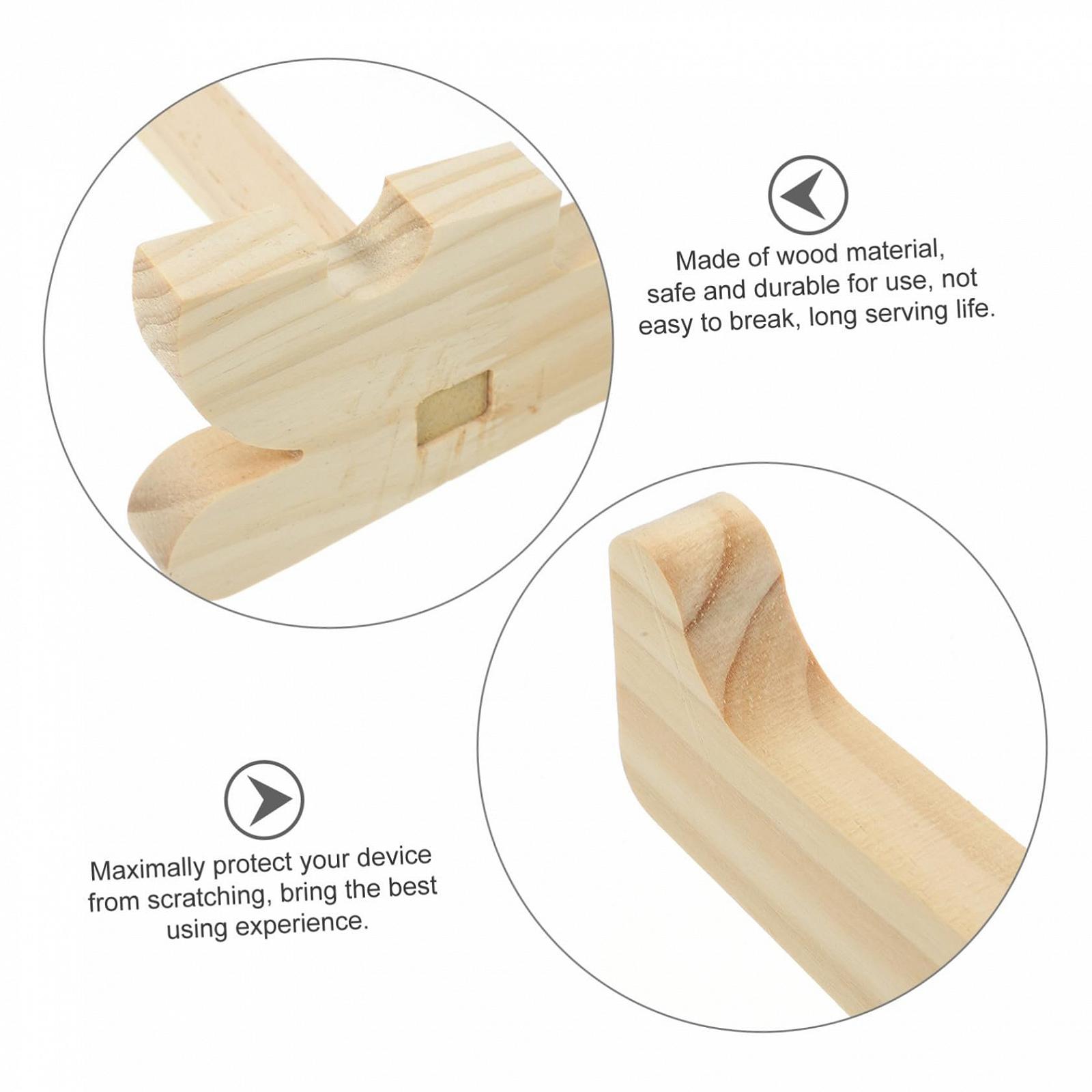 Подставка для ноутбука Holz, настольная, из массива дерева, вентилируемая, эргономичная, поднятая, стабильная и устойчивая к царапинам, фото №3 Подставка для ноутбука Holz, настольная, из массива дерева, вентилируемая, эргономичная, поднятая, стабильная и устойчивая к царапинам, фото №3