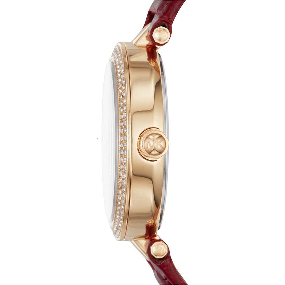Женские часы Michael Kors MK6451, красные, MK6451-AMZUK, фото №2