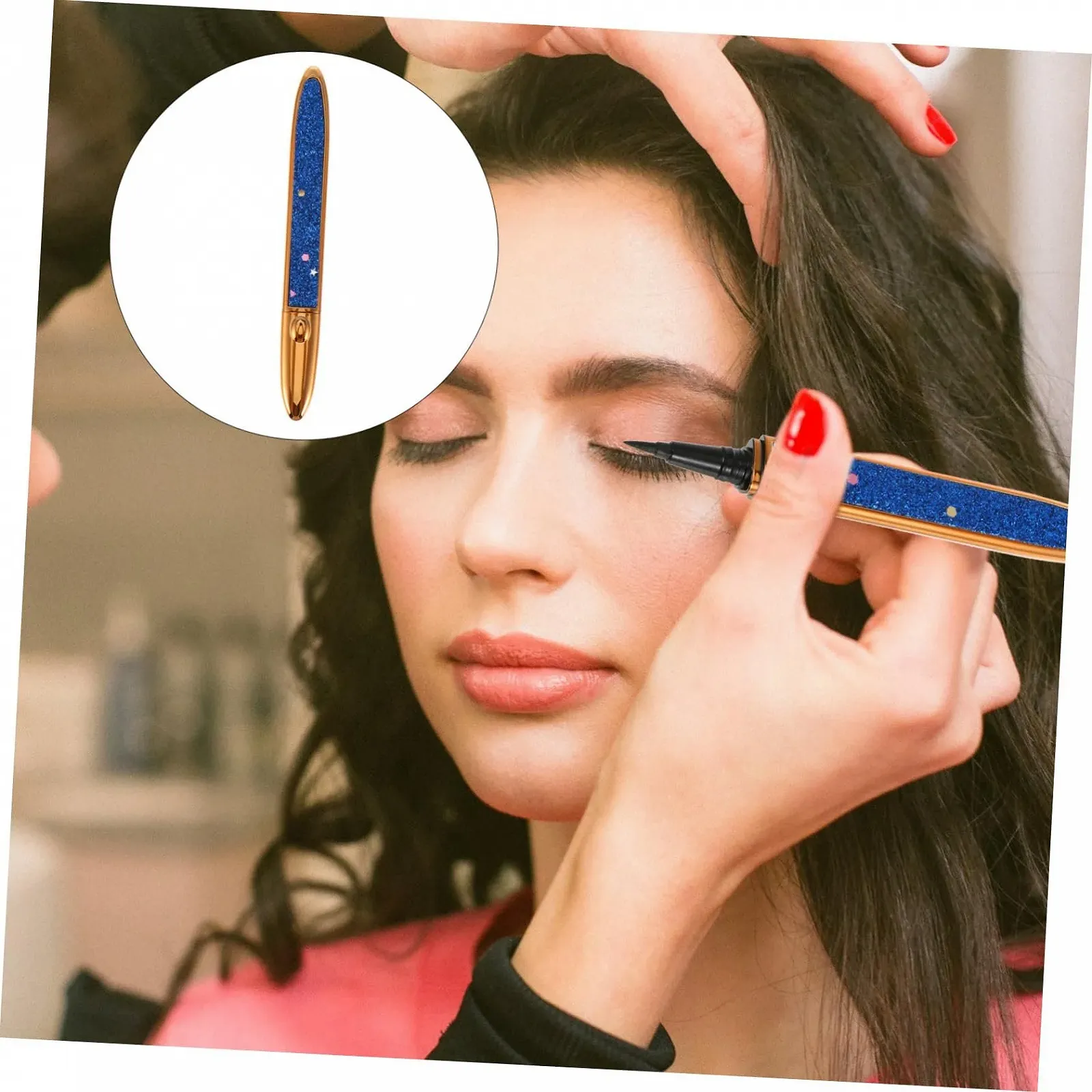 Підводка minkissy самоклеюча, матова, натуральна, чорна, фото №2