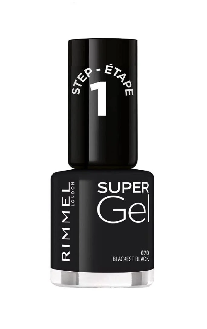 Гель-лак RIMMEL Super Gel 070 Black Obsession, фото №1