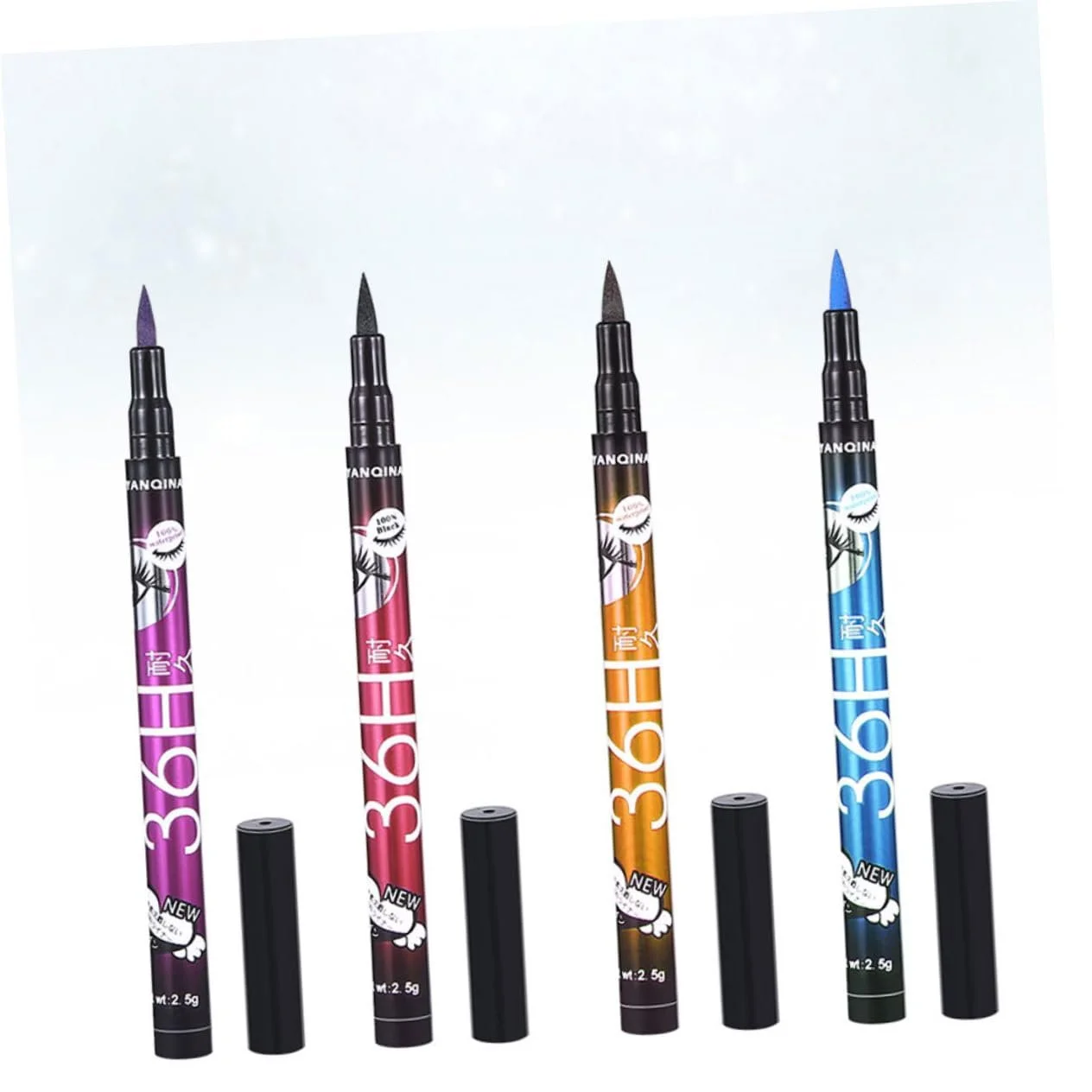 Рідка Підводка для очей minkissy, кольорова, водостійка,, фото №7 Рідка Підводка для очей minkissy, кольорова, водостійка,, фото №7