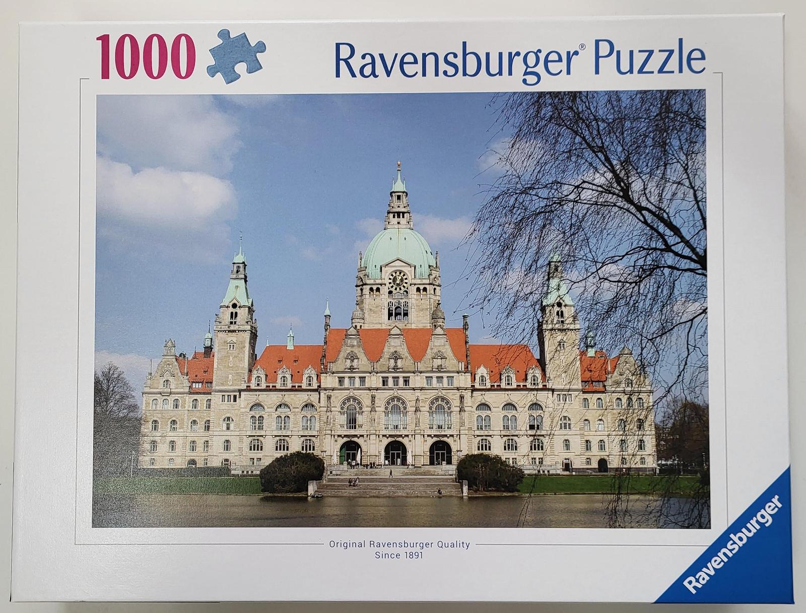 Пазл Ravensburger Hanover New Town Hall 1000 деталей, фото №1 Пазл Ravensburger Hanover New Town Hall 1000 деталей, фото №1