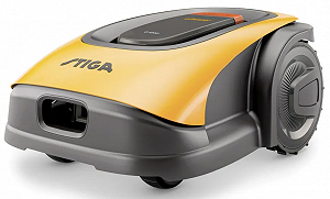 Газонокосилка-робот Stiga G 1200 / Аккумуляторная / 150 мин работы / Bluetooth / до 1200 м² / 18 см ширина кошения / Серо-Желтый synthetic.ua - Фото 1