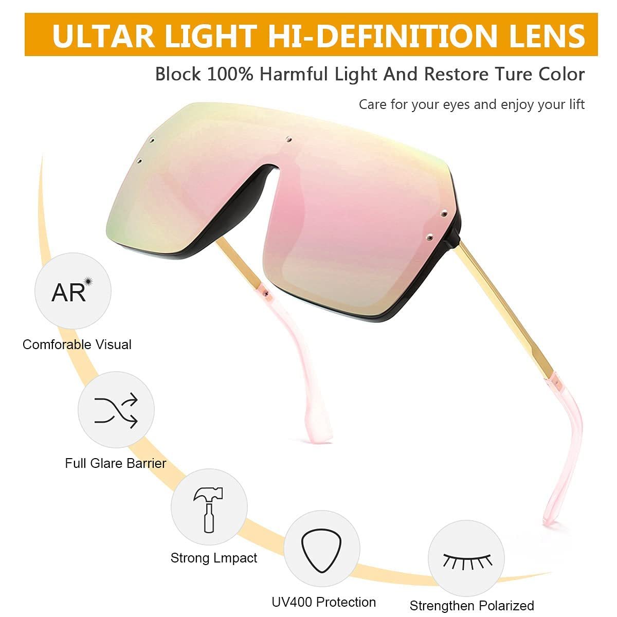 Вінтажні сонцезахисні окуляри Dollger квадратні великого розміру для жінок та чоловіків, ретро, фото №3