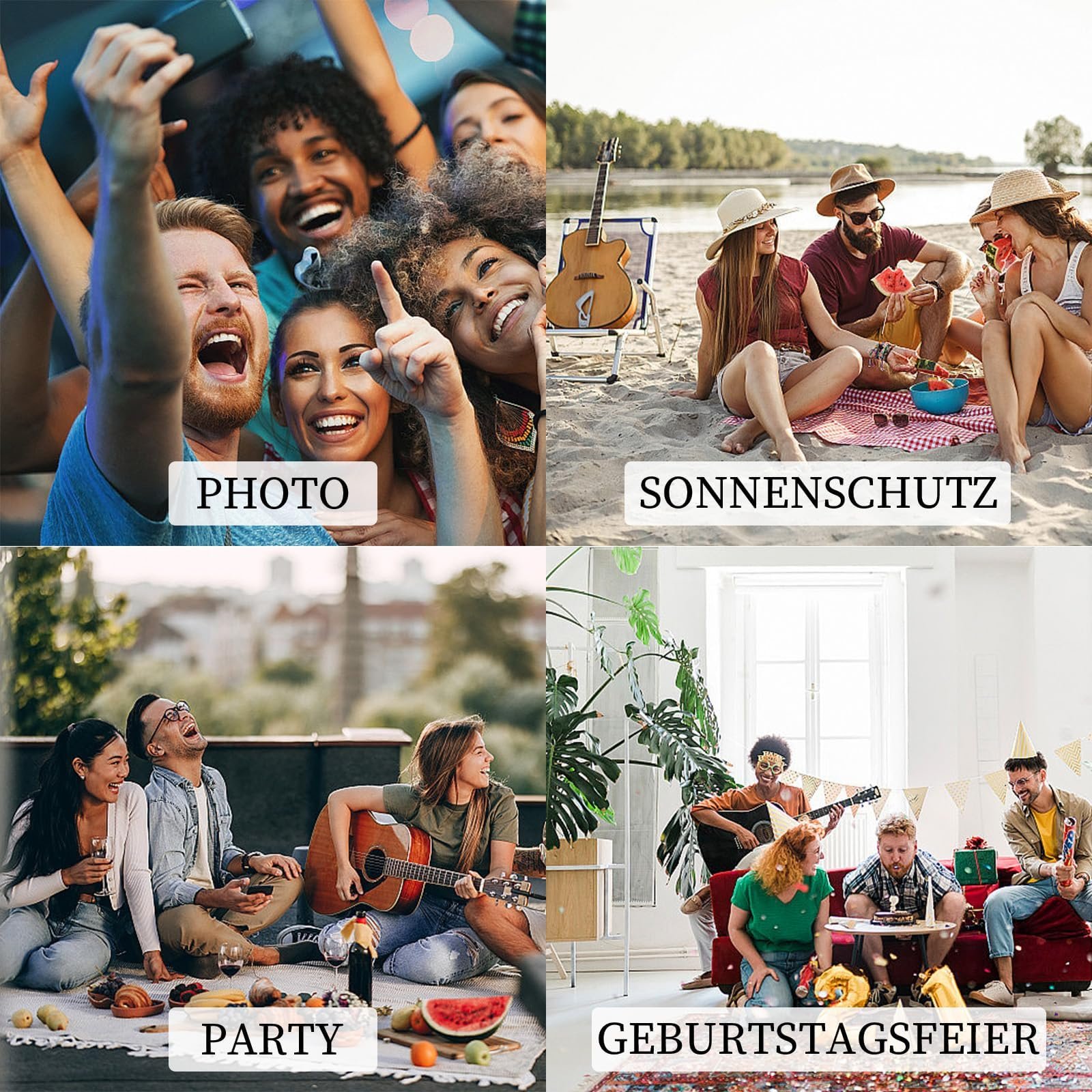 Солнцезащитные очки Сердце Черный и белый (10 шт), фото №7