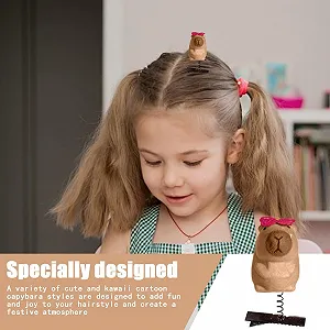 Заколка для волос Capybara, для ежедневного использования, мультяшные аксессуары для волос для девочек, разноцветный набор заколок цена на synthetic.ua - Фото 1 Заколка для волос Capybara, для ежедневного использования, мультяшные аксессуары для волос для девочек, разноцветный набор заколок synthetic.ua - Фото 1