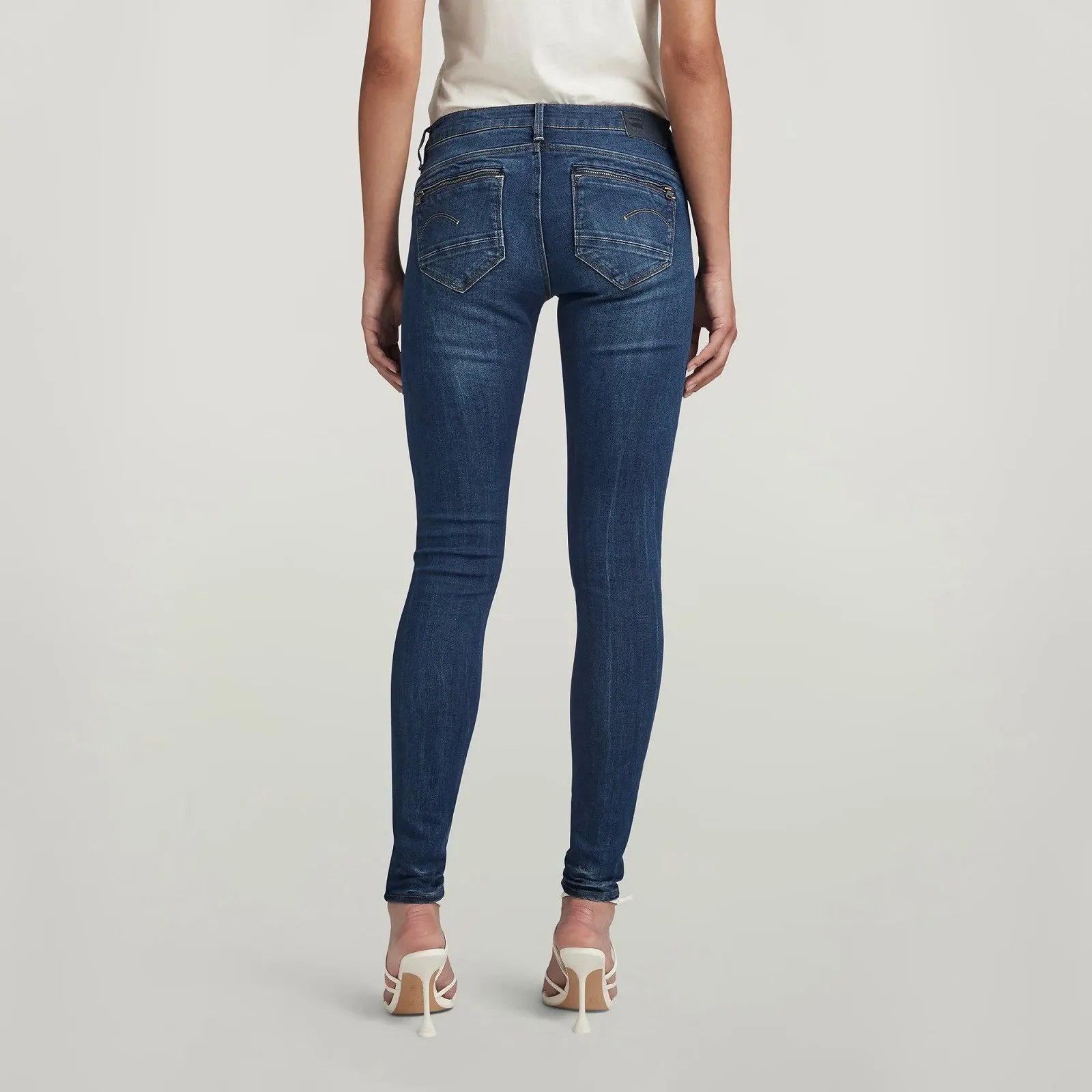 Женские джинсы G‑Star Midge Mid Waist Skinny Neutro Stretch Denim - 24, фото №2