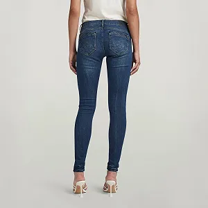 Женские джинсы G‑Star Midge Mid Waist Skinny Neutro Stretch Denim - 24 synthetic.ua - Фото 1