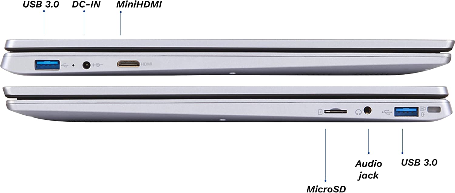 Ноутбук 15.6" Microtech Corebook AMD Ryzen 3 3200U RAM 8GB SSD 256GB Win11 (UKR), фото №7