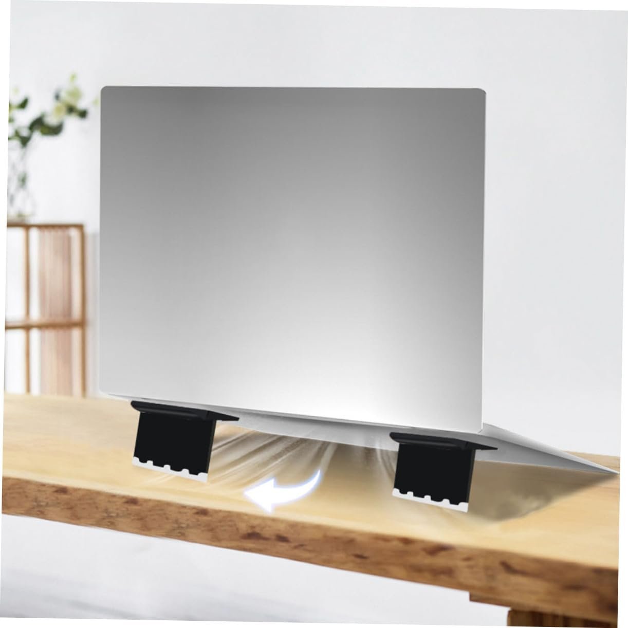 Подставка для ноутбука Homoyoyo с охлаждением Портативная, приподнятая для ноутбука и компьютера, стабильная, для любой поверхности, 2 шт, фото №8