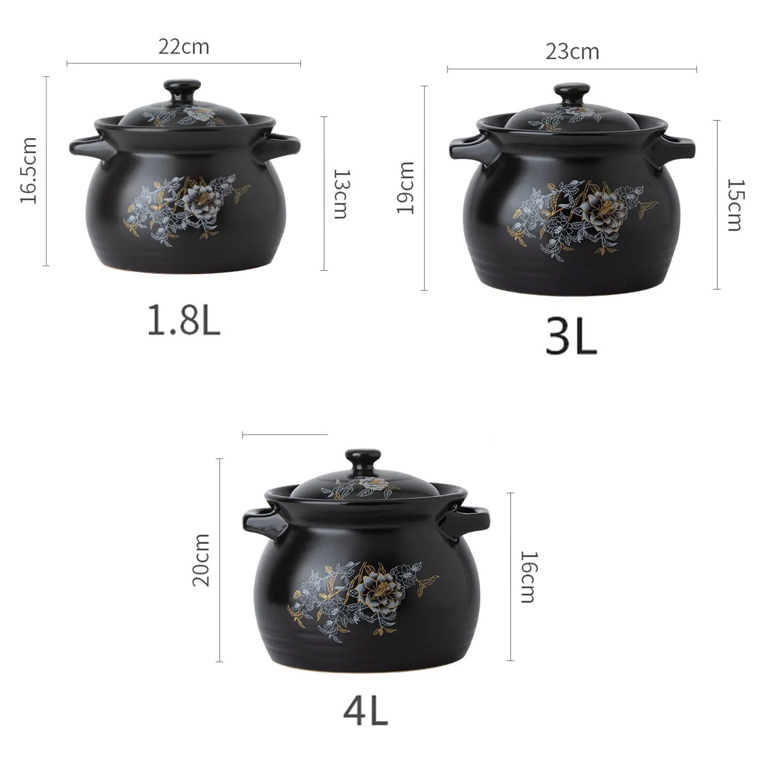 Кастрюля глиняная терракотовая, керамическая, глазурованная, фото №5