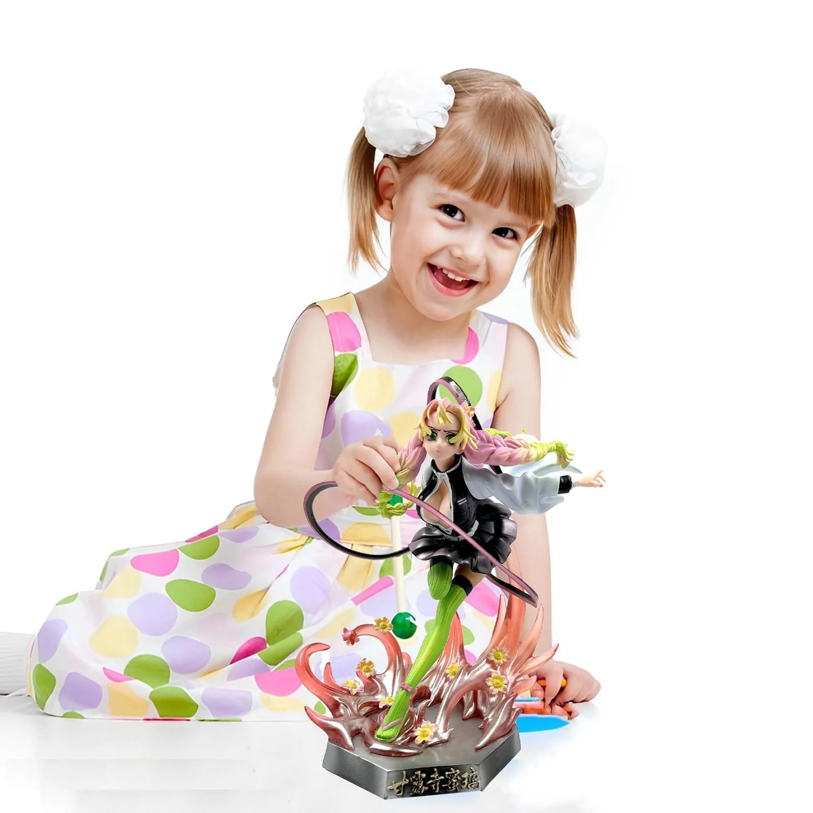 Екшн-фігурка WKxinxuan Demon Slayer Kanroji Mitsuri Edition 22 см PVC, фото №6