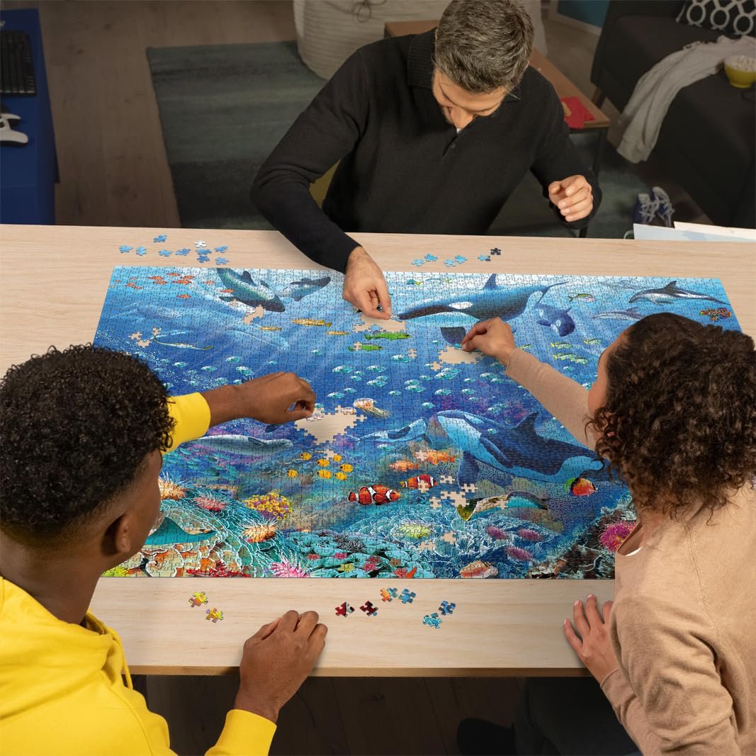 Пазл Ravensburger 17444 Colourful Underwater Fun 3000 деталей, фото №4