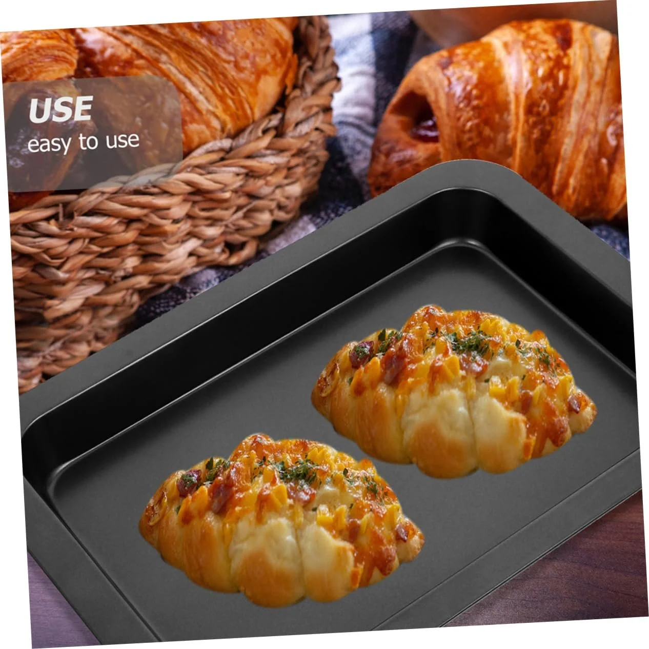 Форми для випікання печива VALICLUD 2 шт прямокутні вуглецева сталь міцні теплопровідні, фото №4 Форми для випікання печива VALICLUD 2 шт прямокутні вуглецева сталь міцні теплопровідні, фото №4