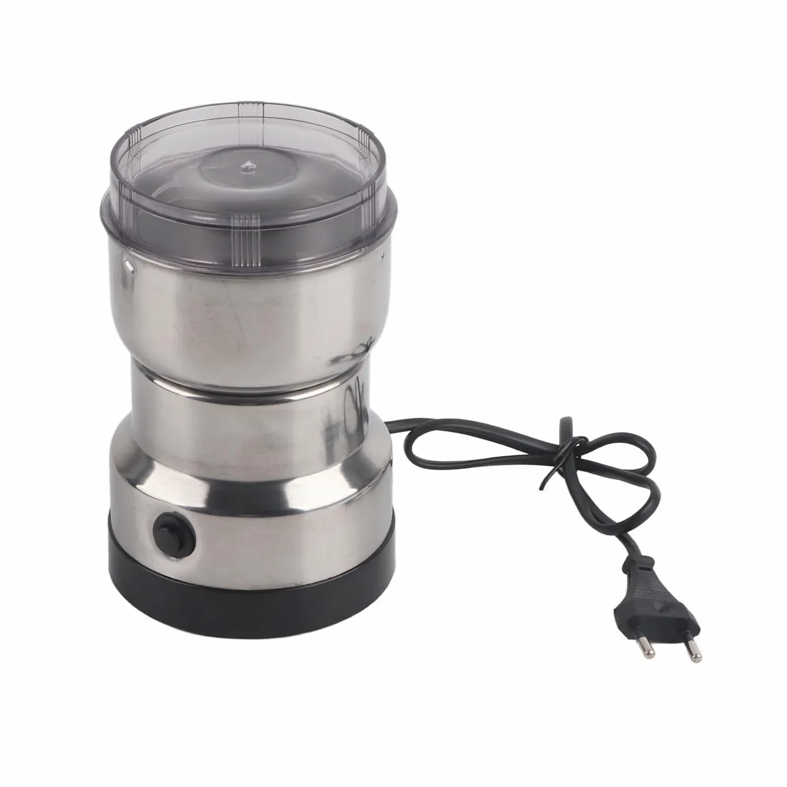 Електрична Eacam, нержавіюча сталь, для кавових зерен, для дому/офісу, ручне подрібнення для кави, зерна, горіхів, бобів, з нержавіючої сталі та унікальним дизайном, ідеально підходить для, фото №6