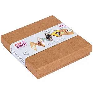 Фотобокс-лепорелло walther design DIY AND CREATE FB-099-P, коричневый, 10 x 10 см - Фото 1