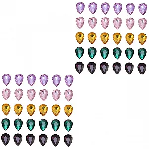 Стразы Operitacx, 100 шт, стеклянные кристаллы, декор, свадебные украшения для волос, материалы для рукоделия, драгоценные камни, капли воды для одежды - Фото 1