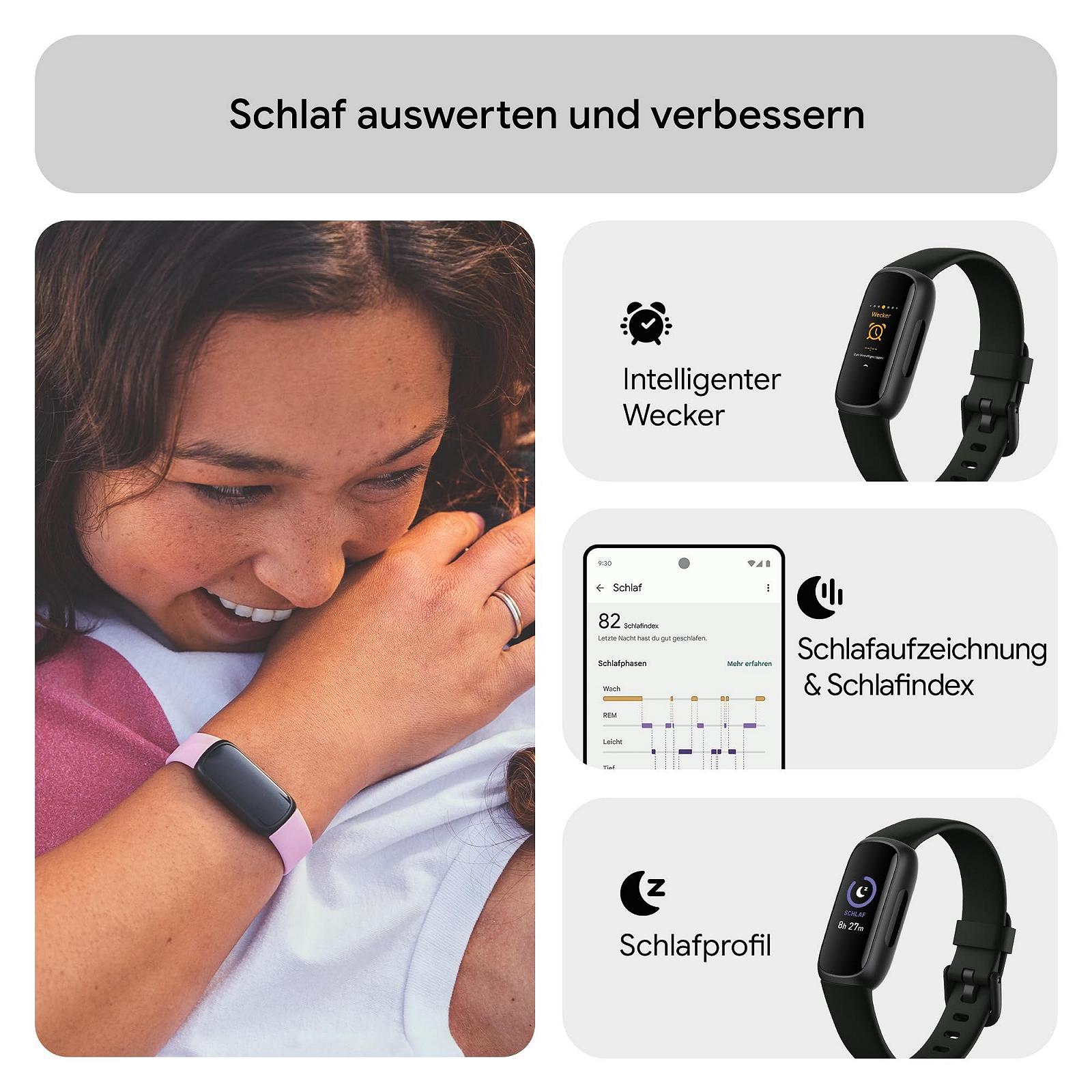 Фитнес-браслет Google Fitbit Inspire 3, монитор сердечного ритма, управление стрессом, анализ сна, до 10 дней работы от аккумулятора, совместим с Android/iOS, фото №5