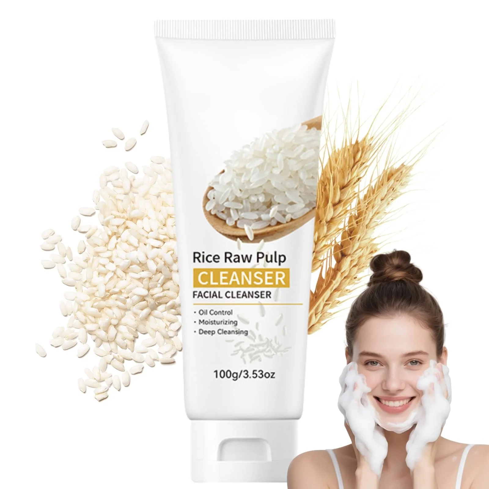 Рисовый Очиститель для Лица, фото №1