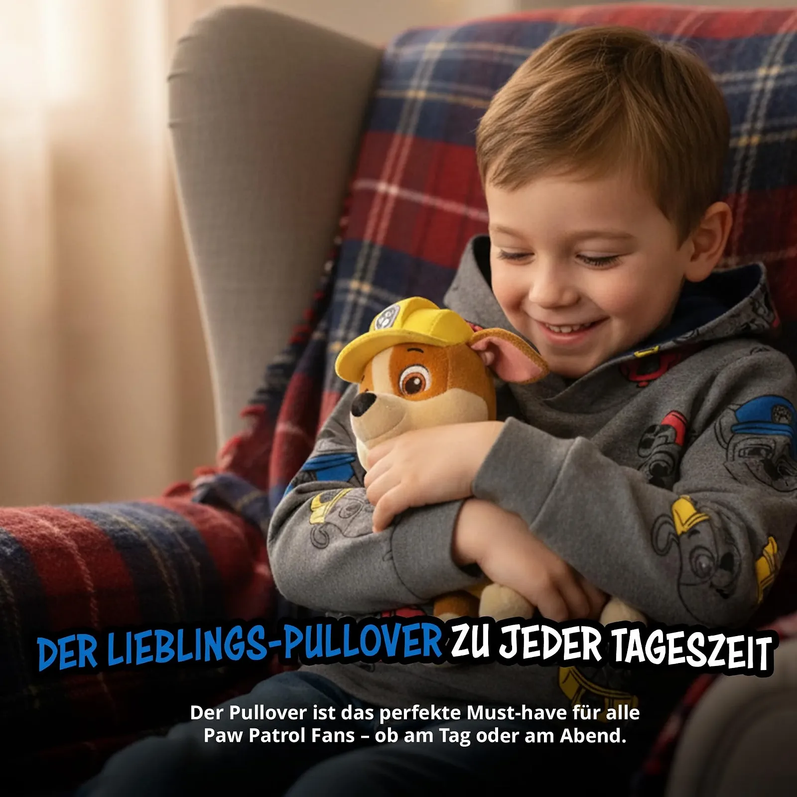 Худі United Labels Paw Patrol для хлопчиків Сірий, фото №3 Худі United Labels Paw Patrol для хлопчиків Сірий, фото №3