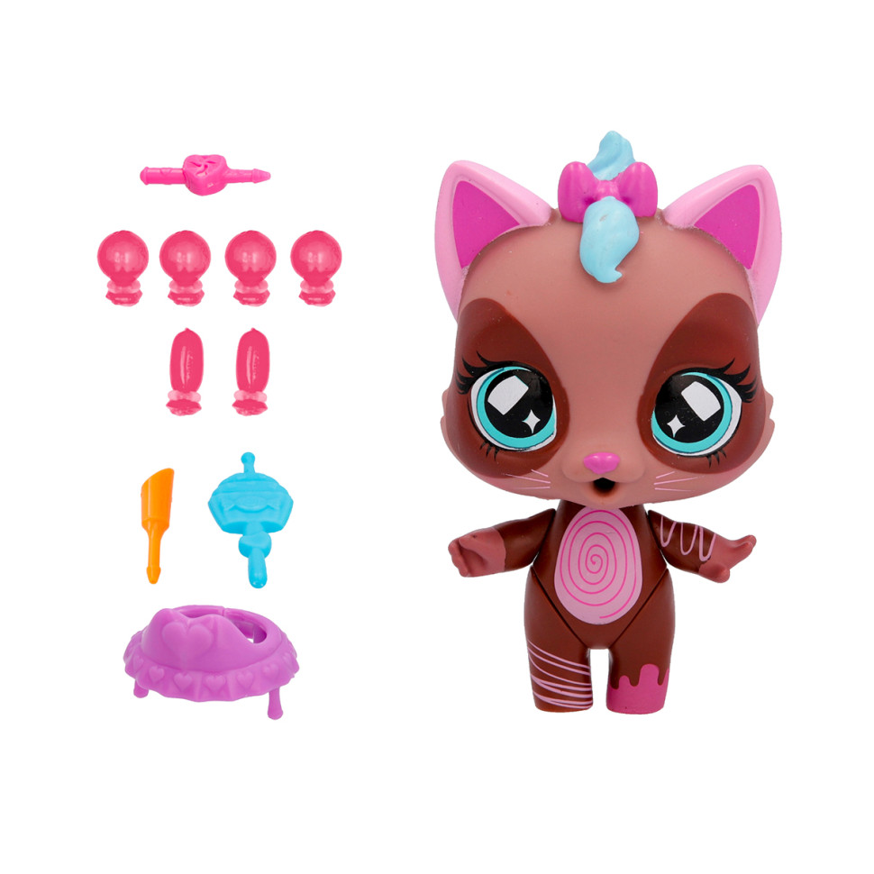 Детский игровой набор Котенок Кира 85596 Bubiloons фигурка аксессуары шарики, фото №2