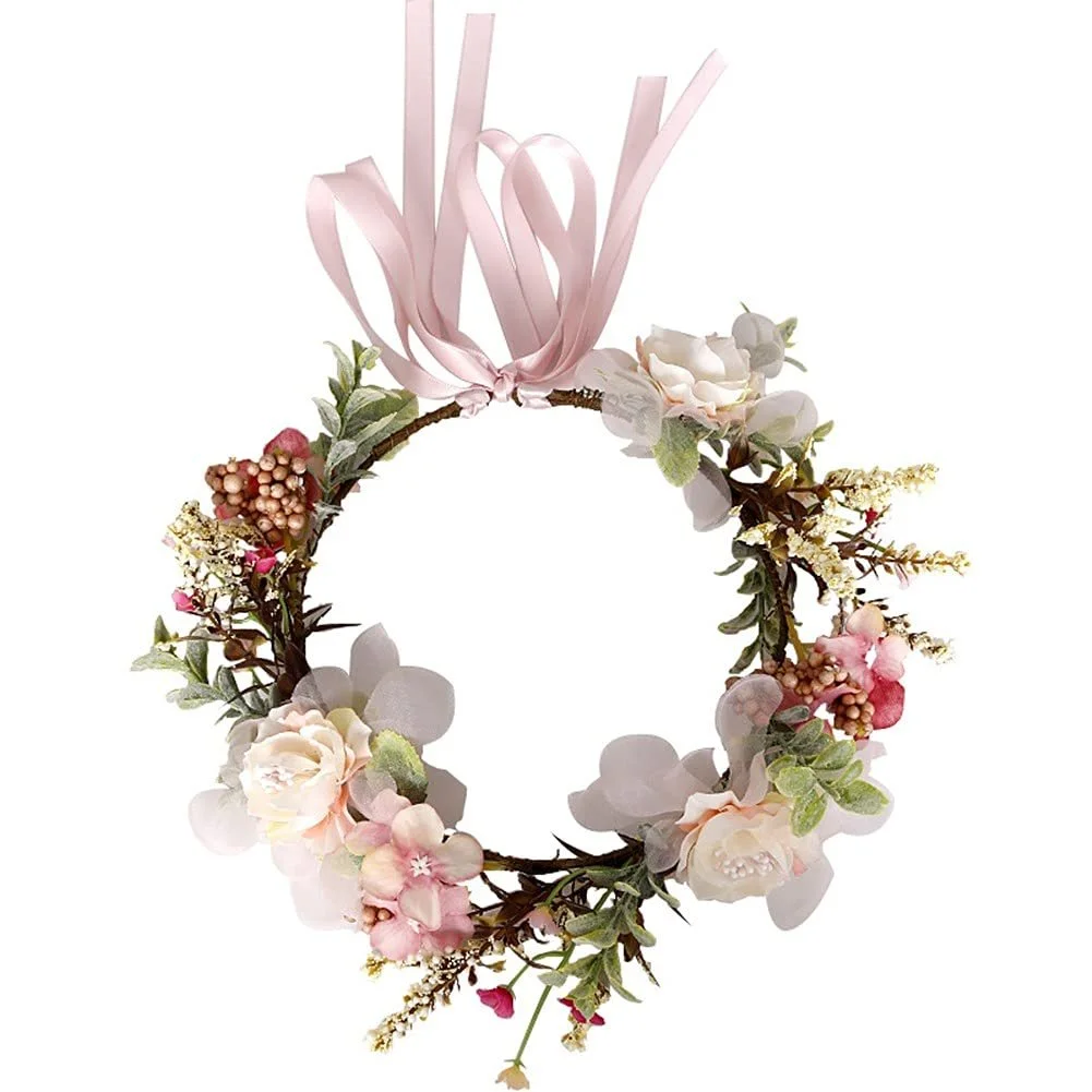 Венок из искусственных цветов, фото №1 Венок из искусственных цветов, фото №1