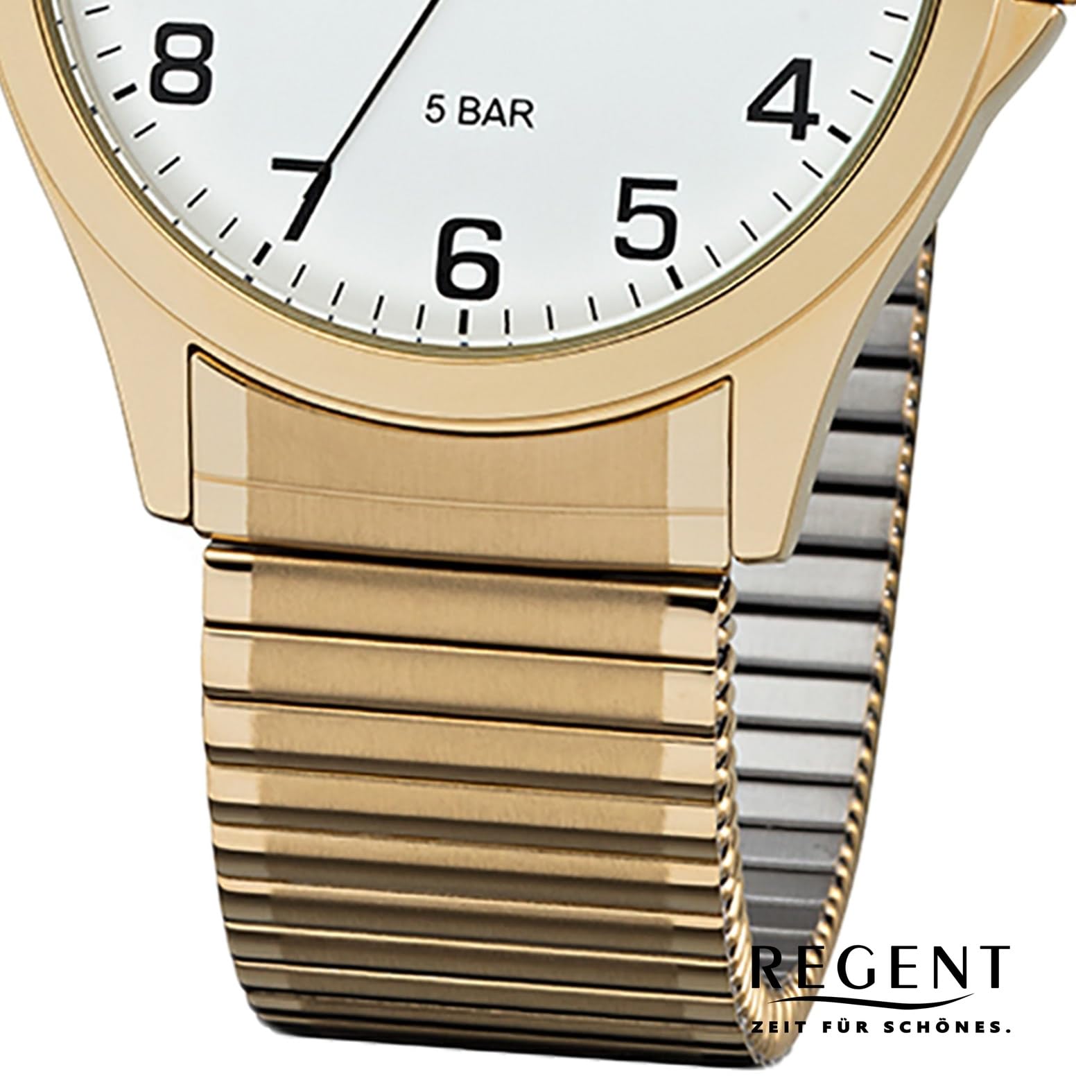 Годинник Regent 11300028 чоловічий, на шнурку, золотий, фото №2