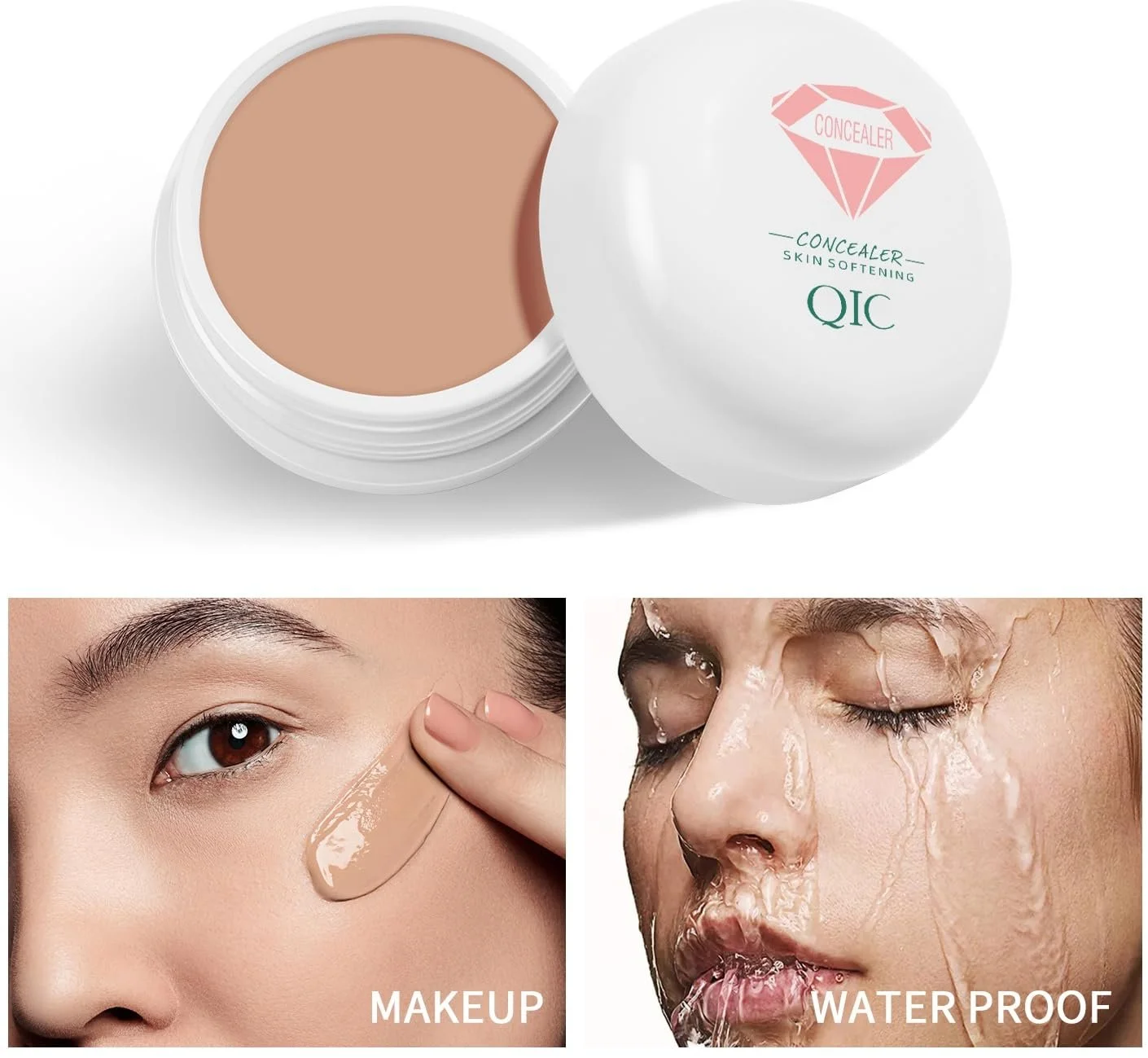 Палетка консилерів Vabrloy для контурування, повне покриття, кремові відтінки, фото №7 Палетка консилерів Vabrloy для контурування, повне покриття, кремові відтінки, фото №7