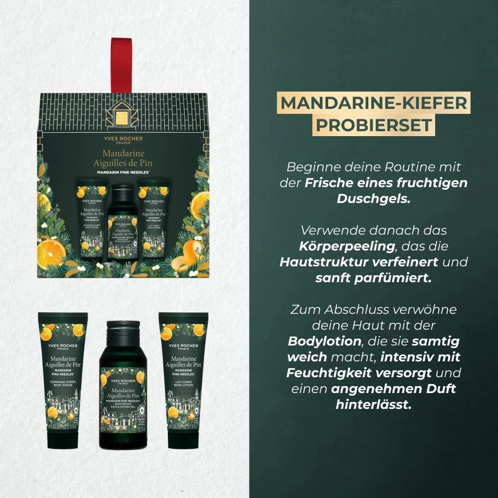 Набір подарунковий Yves Rocher Limited Edition Mini для жінок - лосьйон для тіла 30 мл, ексфоліант 30 мл та гель для душу 50 мл, фото №5