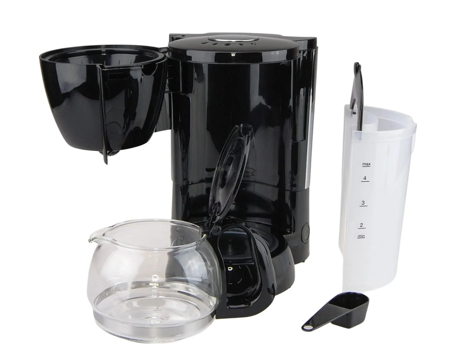 Кофеварка капельная grossag Small KA 12.17 0.6 л 600 Вт черная нержавеющая сталь, фото №3