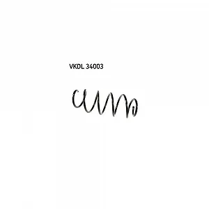 Пружина подвески SKF VKDL 34003 для FORD, передняя ось - Фото 1