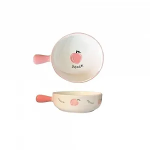 Форма для запекания лазаньи 600 мл круглая с двумя ручками керамическая - Фото 1