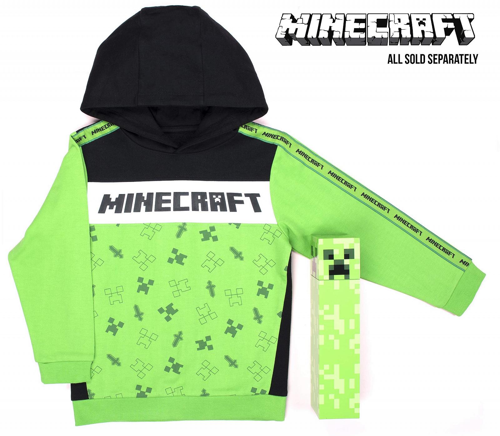Худи Minecraft Хлопок Черный / Зеленый, фото №5