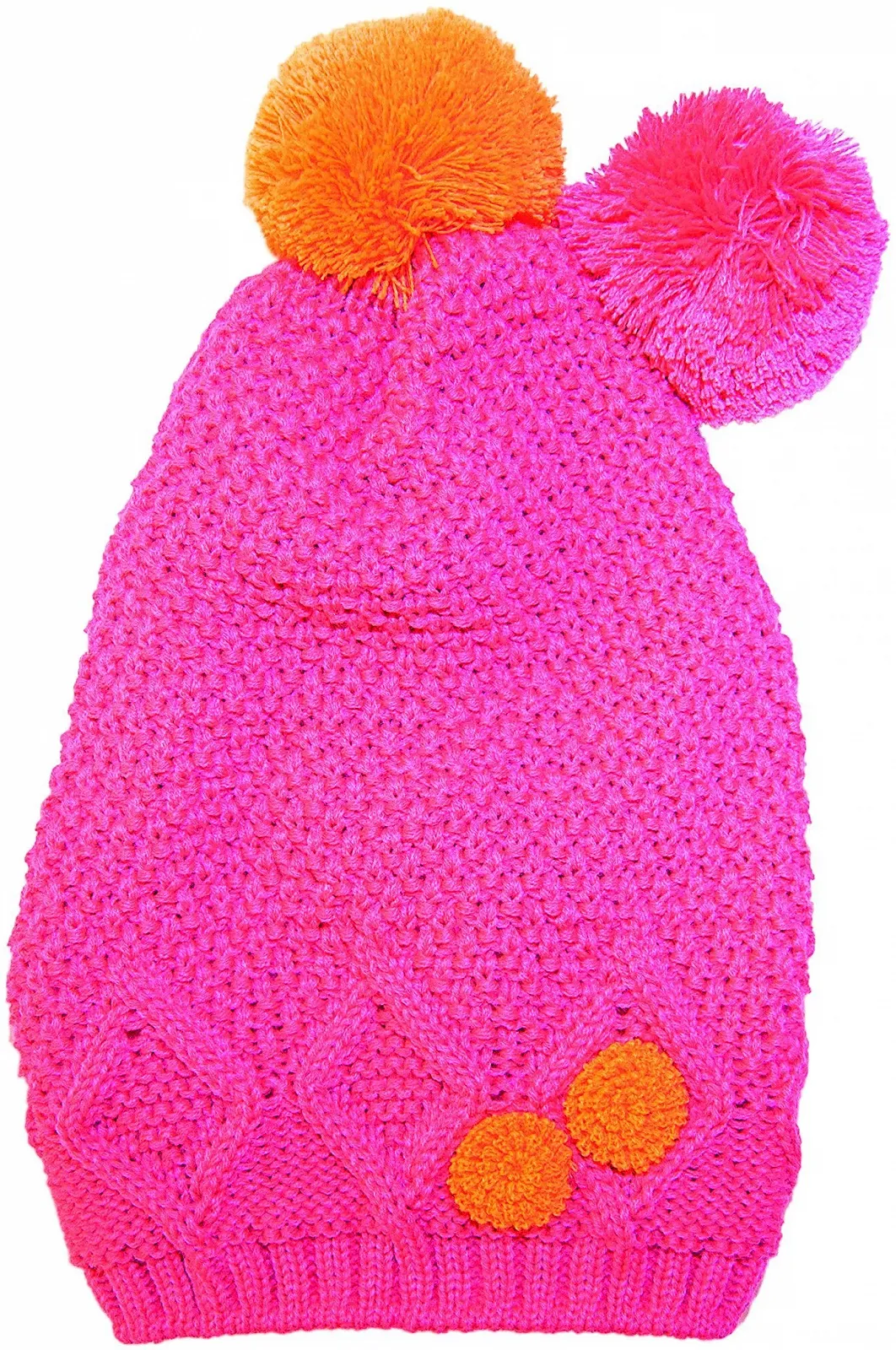 Детская шапка с флисовой подкладкой Бини с помпоном Обхват головы 52-56 см, фото №1