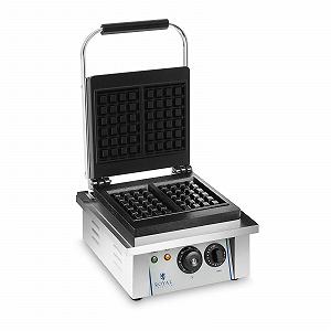 Електрична вафельниця Royal Catering RCWM-2000-E, 2 квадратні вафлі 10x17x3 см (ДxШxВ), 2000 Вт - Фото 1