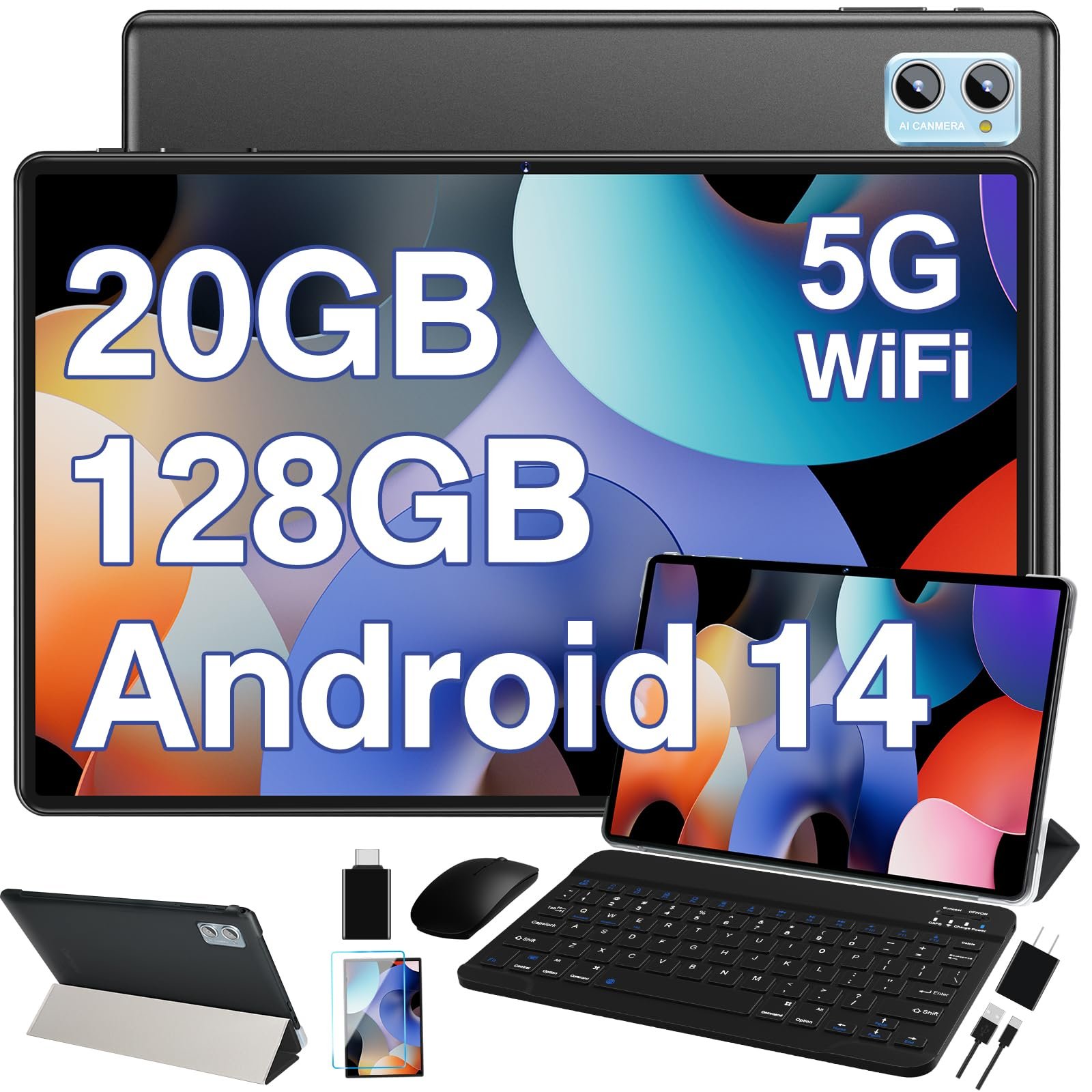 Планшет 10.1" DEERTIME E15 6/128Gb 8 ядер Android 14 6000 mAh Черный, фото №1