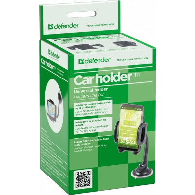 Держатели для телефонов Defender Car holder 111 for mobile devices 29111, фото №4