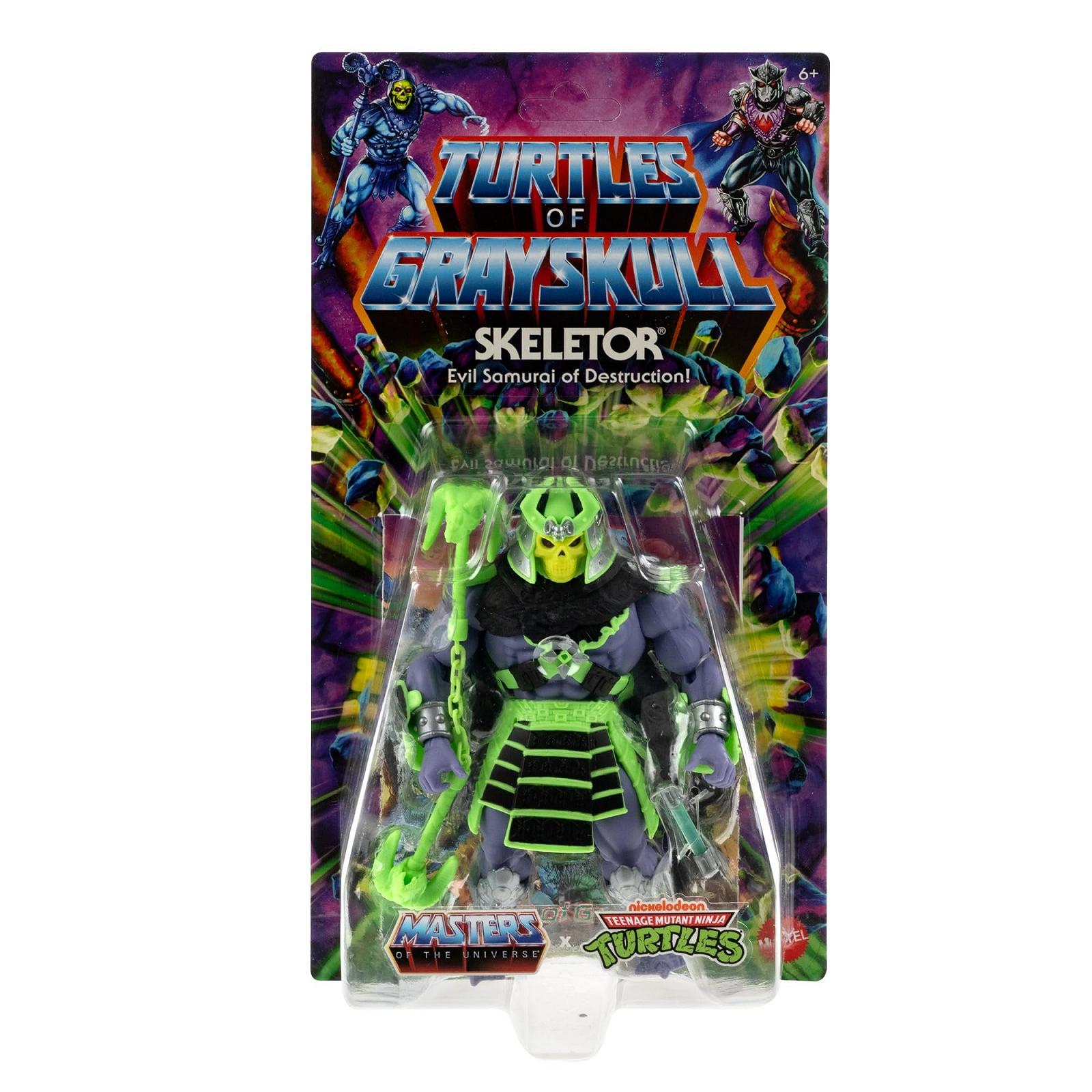 Фігурка Action Masters of the Universe Skeletor Turtles of Grayskull з аксесуарами, фото №2