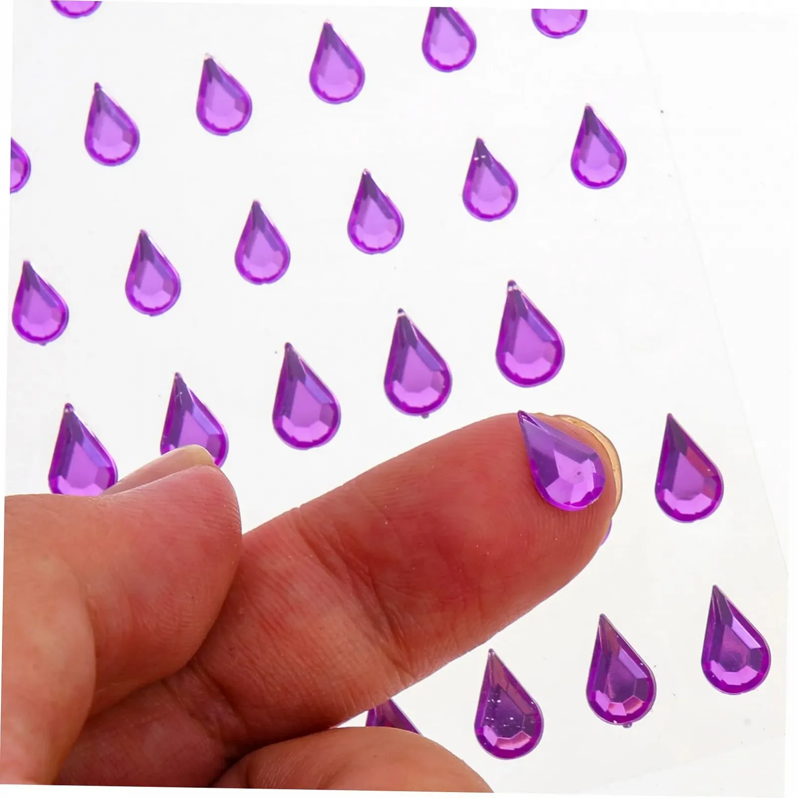 Стрази FRCOLOR Самоклеючі Блискучі Для нігтів Діаманти Різнокольорові, фото №3