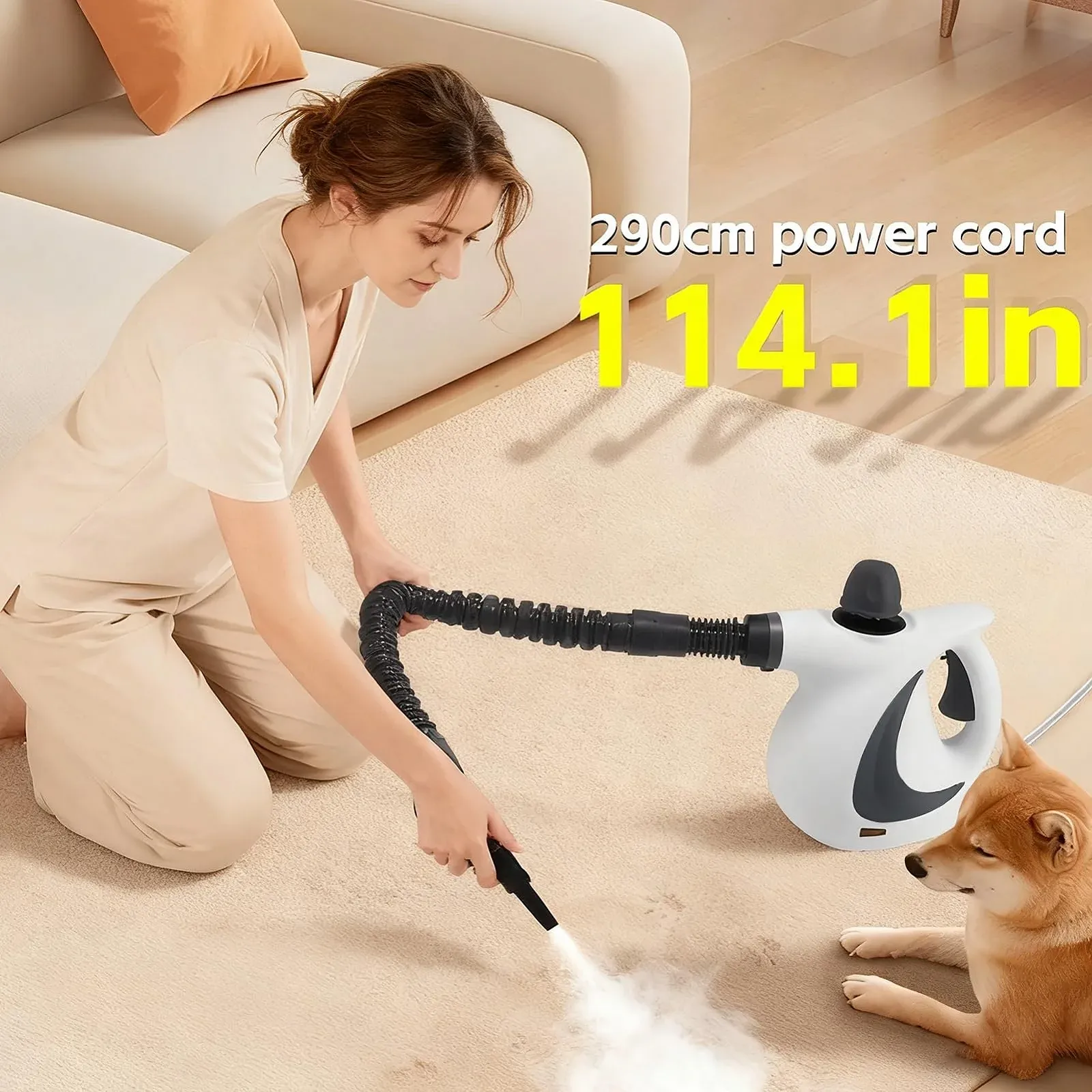 Парова швабра Handy 1050 W 12 аксесуарів, фото №2 Парова швабра Handy 1050 W 12 аксесуарів, фото №2