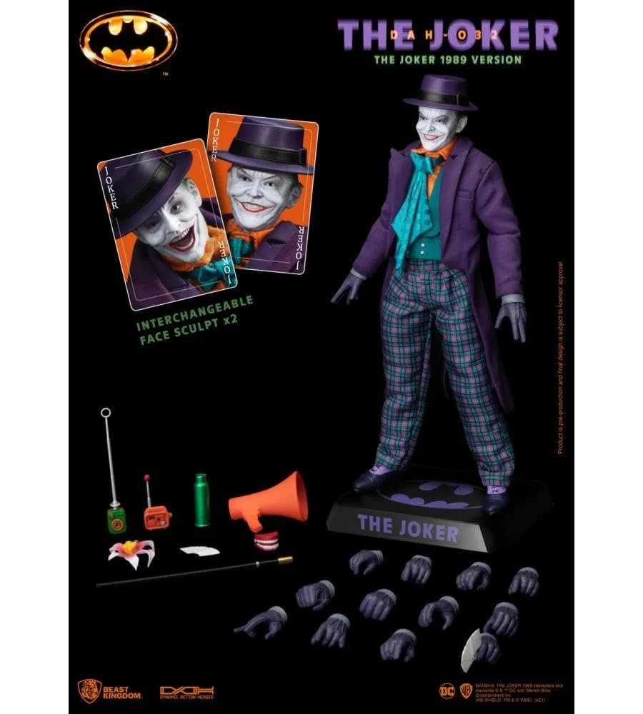 Фігурка Beast Kingdom Dynamic 8-Ction Heroes Batman 1989 DAH-032 Joker, фото №9