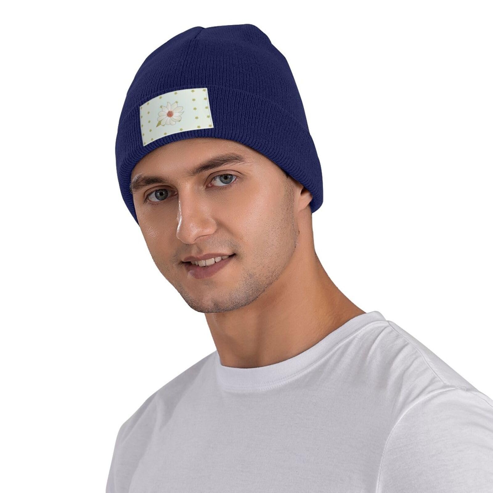 Вязаная шапка YYHHAOFA Camellia in Bloom Muster, фото №4