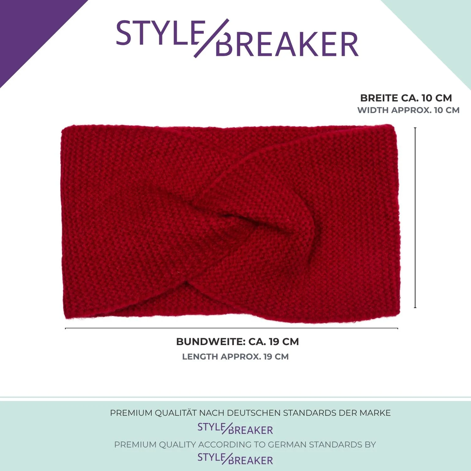 Пов'язка на голову Трикотажна styleBREAKER 04026047, фото №5