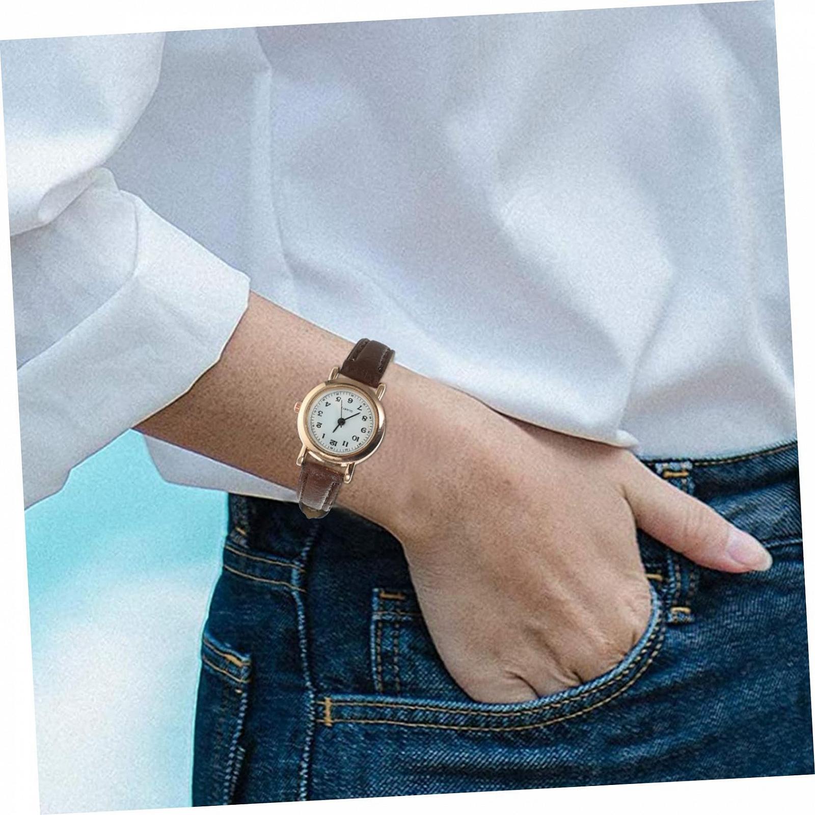 Женские наручные часы WRITWAA Кожаный Ремешок Коричневый, коричневый, фото №5 Женские наручные часы WRITWAA Кожаный Ремешок Коричневый, коричневый, фото №5