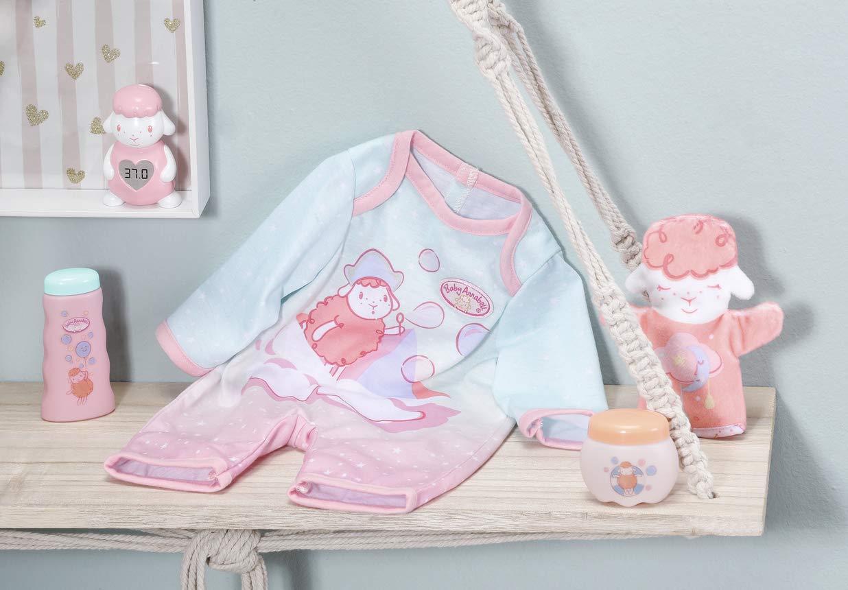 Аксессуары для кукол Zapf Creation Baby Annabell 703274 с комбинезоном, варежкой для мытья и термометром, фото №4 Аксессуары для кукол Zapf Creation Baby Annabell 703274 с комбинезоном, варежкой для мытья и термометром, фото №4