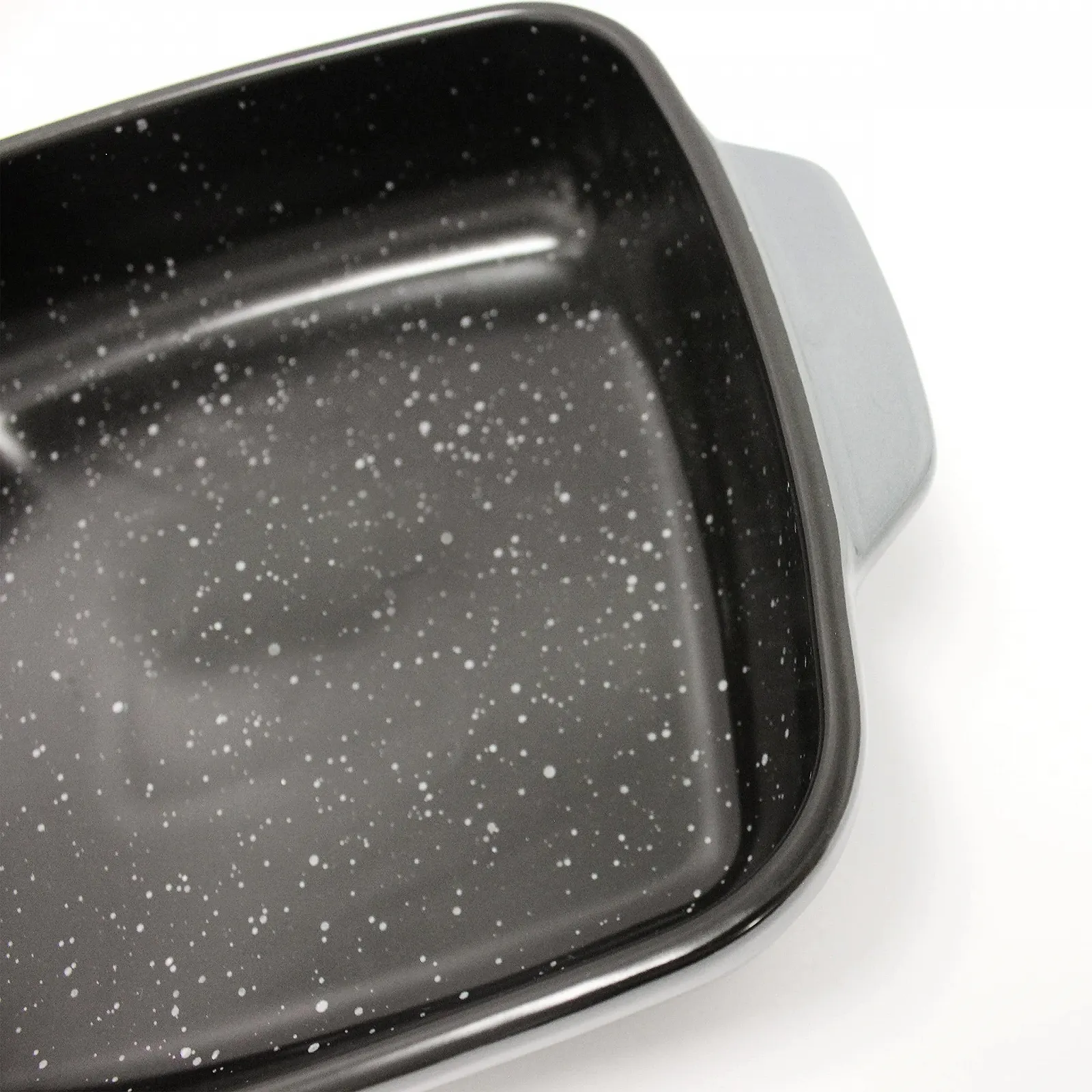 Форма для запікання Berghoff квадратна маленька 19 x 19 x 4,5 см керамічна матова чорна пластик, фото №9